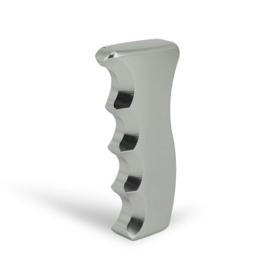 WH Billet Pistol Grip Shifter Handle Knob | 1/2 NC Thread, Clear Anodized